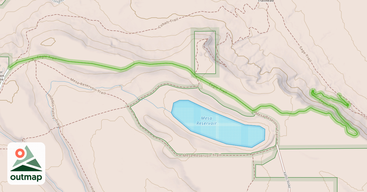 Map of Eagle Trail