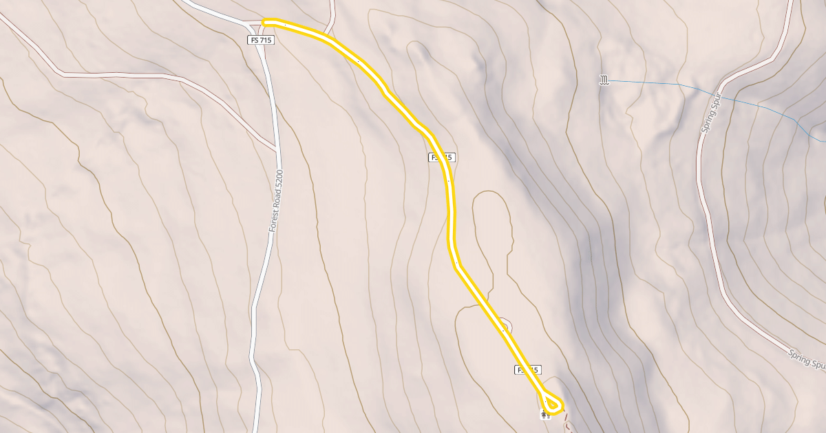 Map preview of Sugarloaf Lookout Road