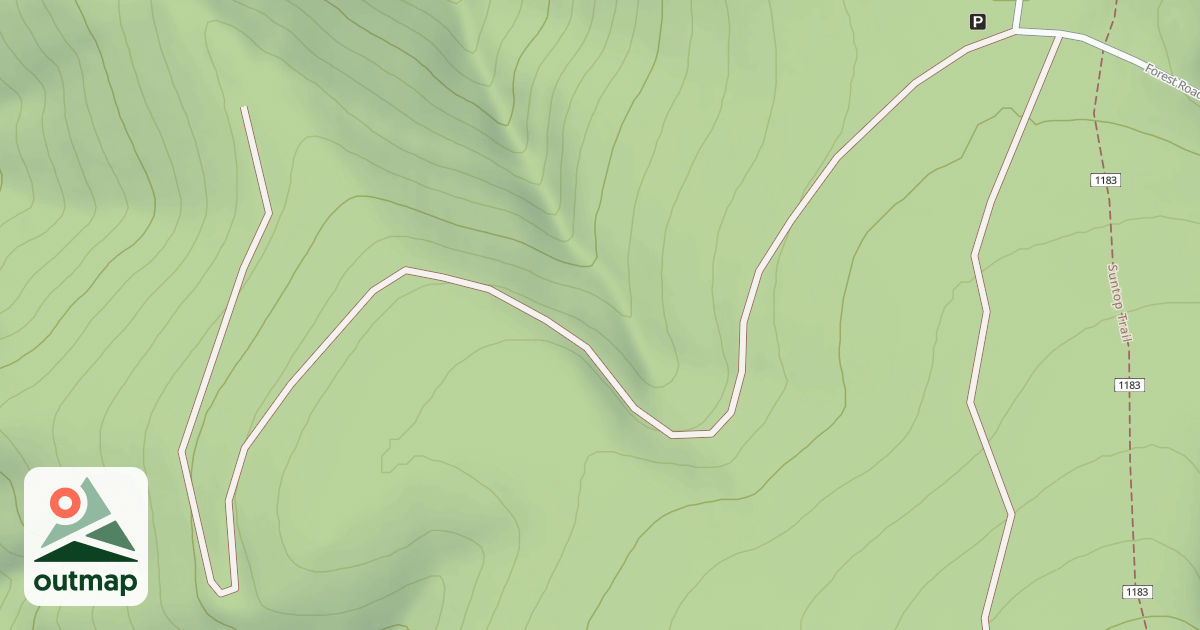 Map of OLD LOOKOUT ACCESS