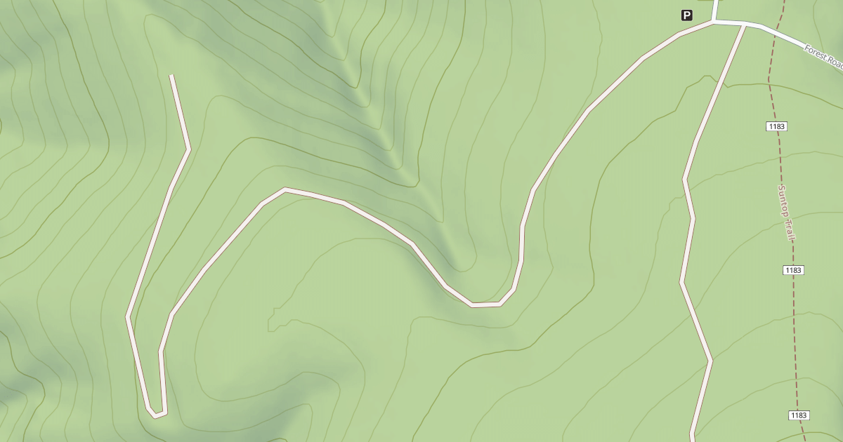 Map preview of OLD LOOKOUT ACCESS