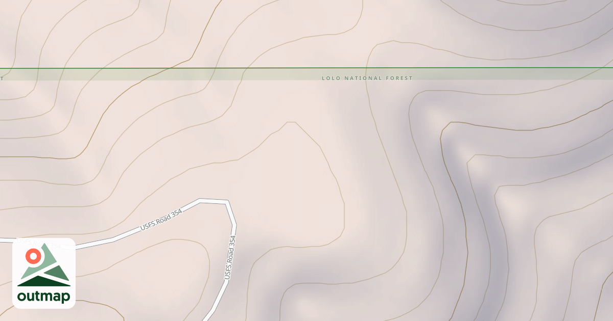 Map of BEAVERTAIL SPUR