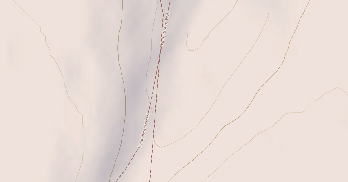 Map preview of Windy Creek Subsistence Ohv Trail