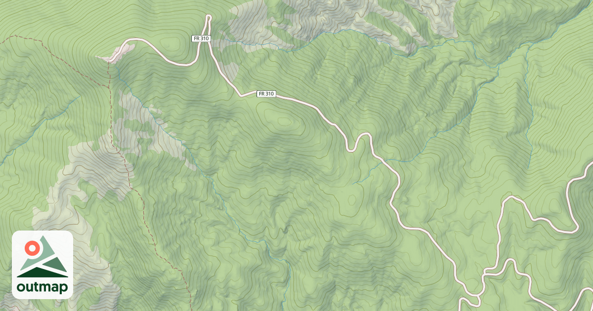 Map of LAMB CREEK