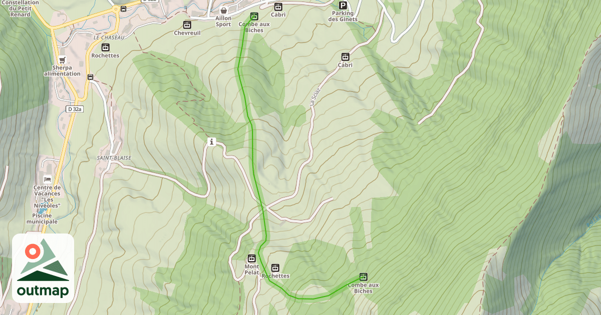 Map of Sainte-Anne