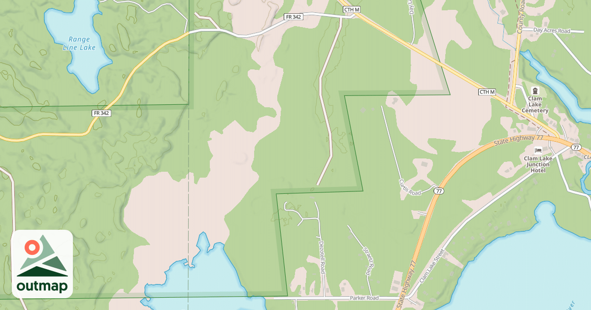 Map of FR 342A