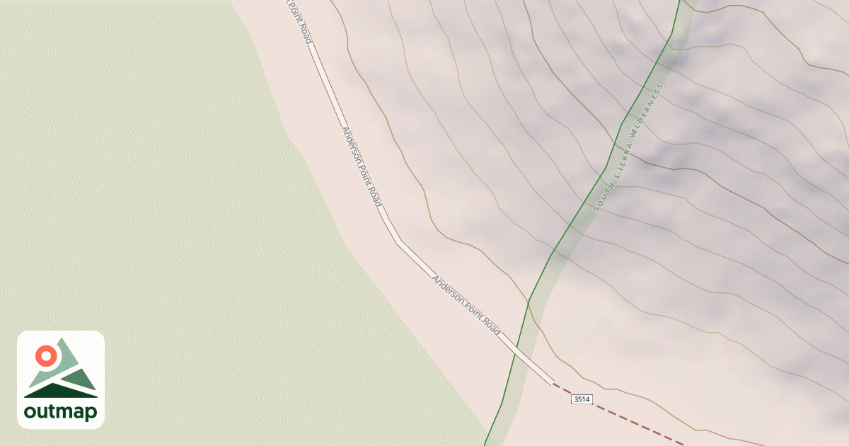 Map of ANDERSON POINT ROAD