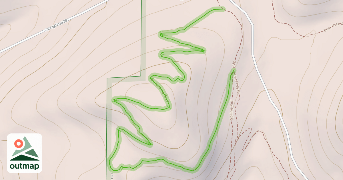 Map of Panorama Trail