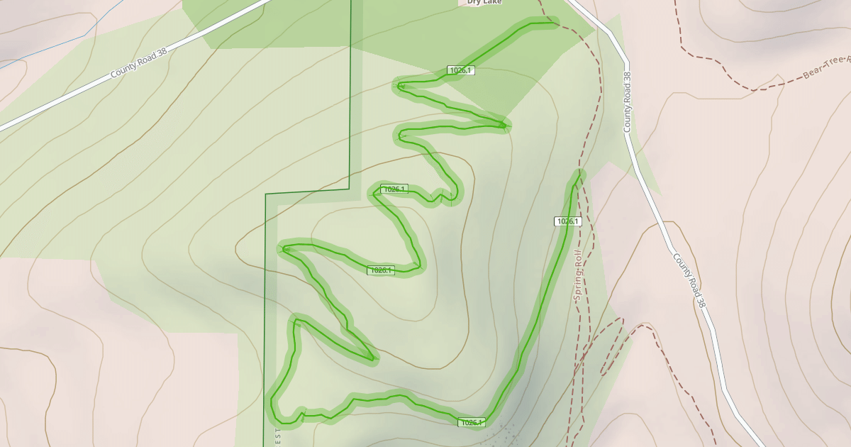 Map preview of Panorama Trail
