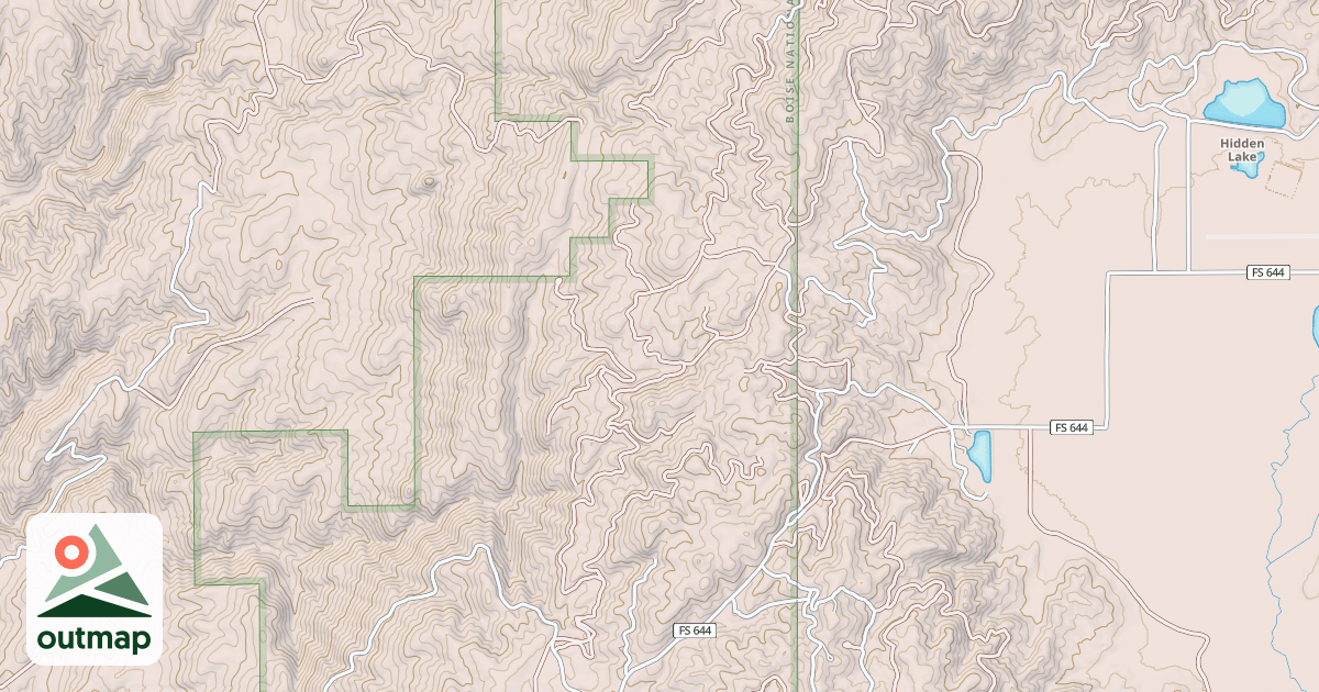 Map of OLA SLOPE