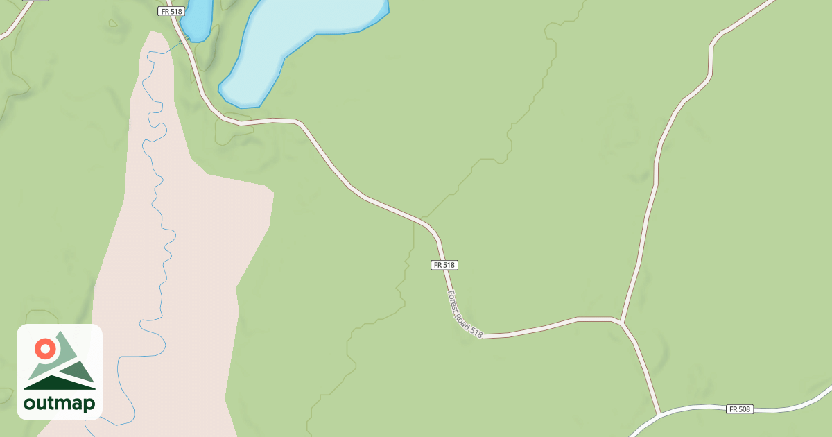 Map of FR 518