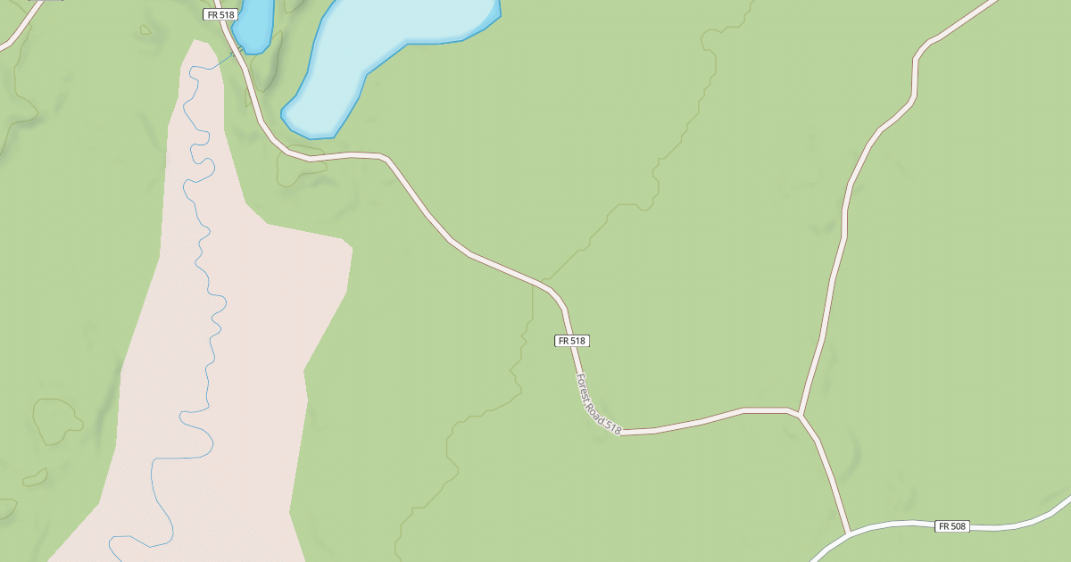 Map preview of FR 518