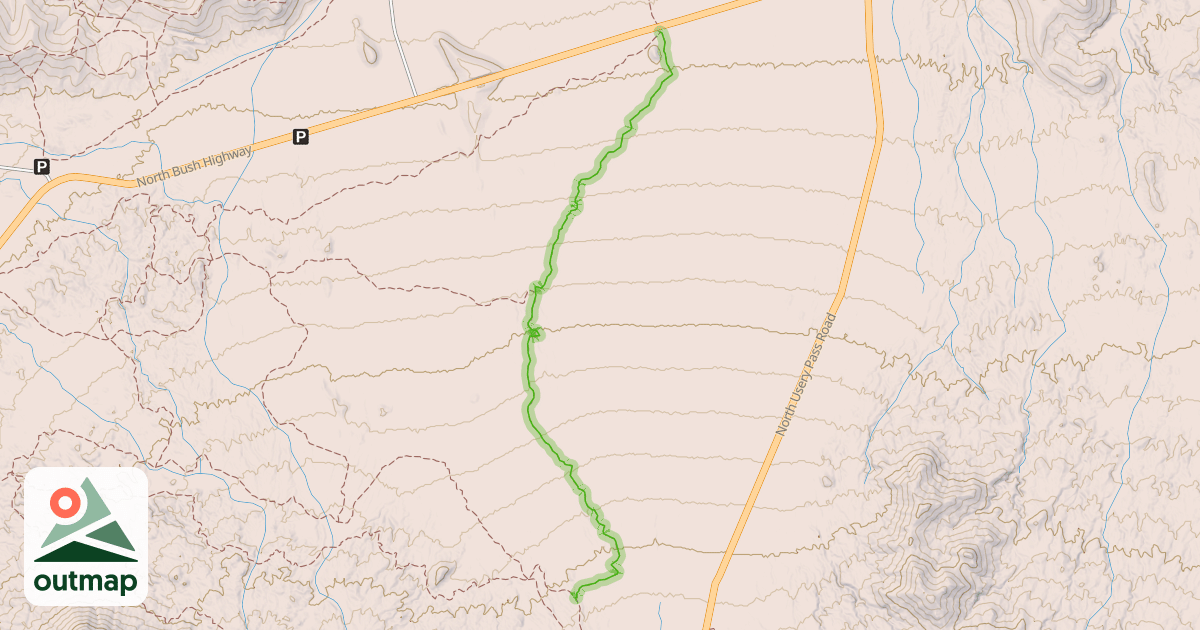 Map of Scorpion Trail