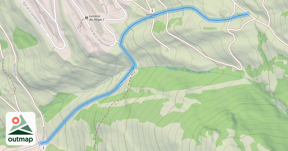 Map of Chaudanne