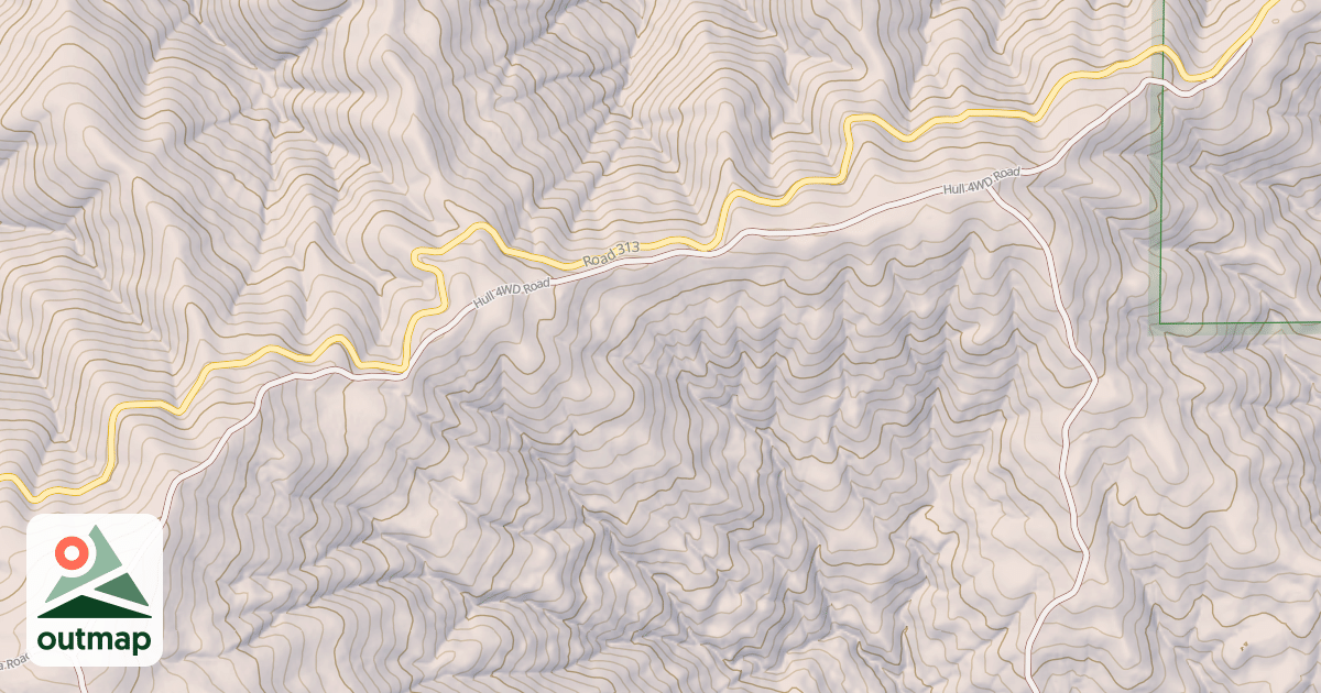 Map of HULL 4WD