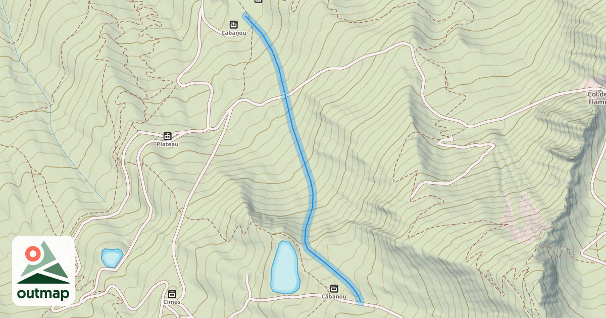 Map of Faucons Bas