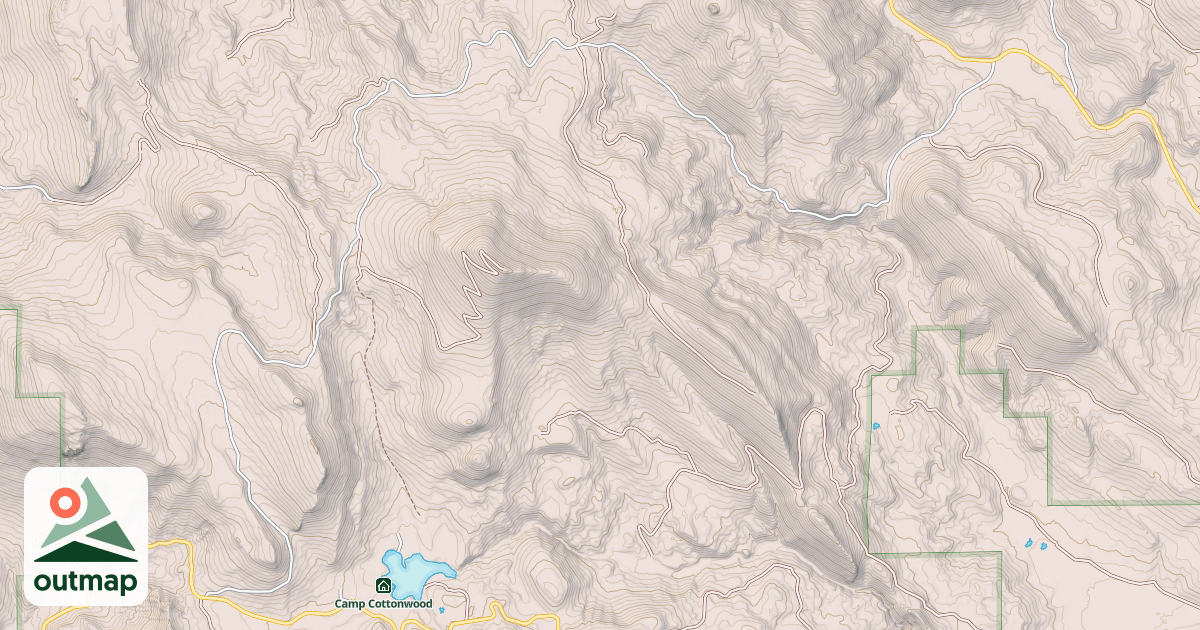 Map of COUGAR SADDLE