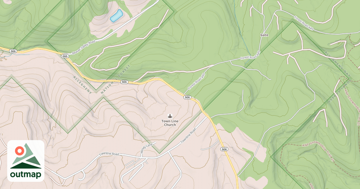 Map of Snowmobile Connector #2
