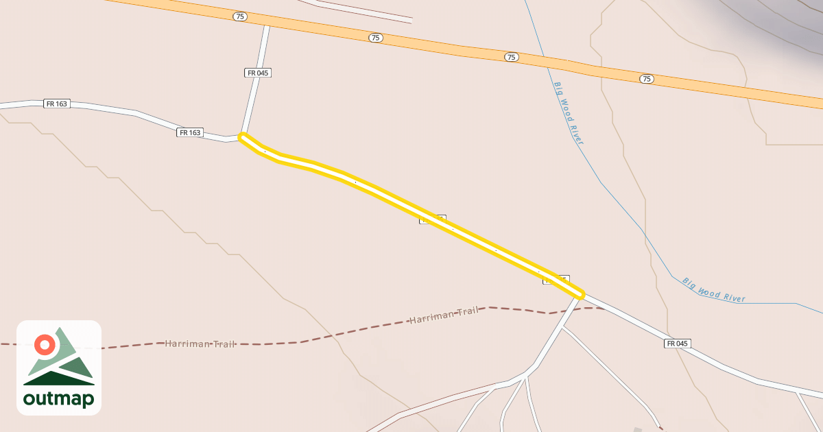 Map of North Easley Hot Springs Road