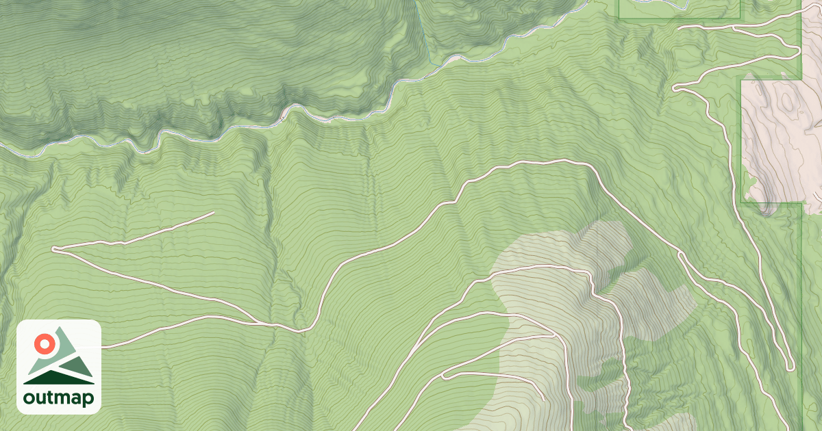Map of ITALIAN CREEK