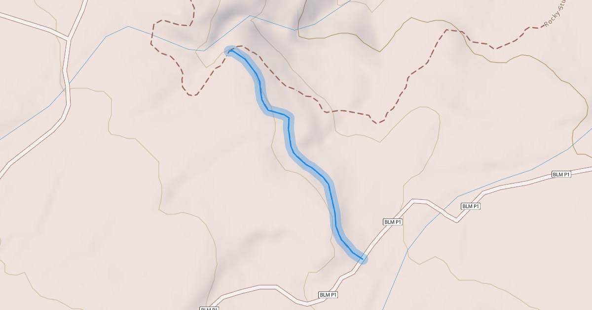 Map preview of Rocky Stumble Access