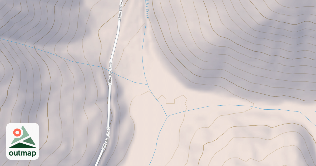 Map of BEAVER POND SPUR