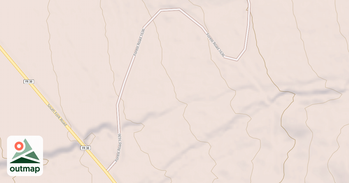 Map of BAPTISTE CREEK