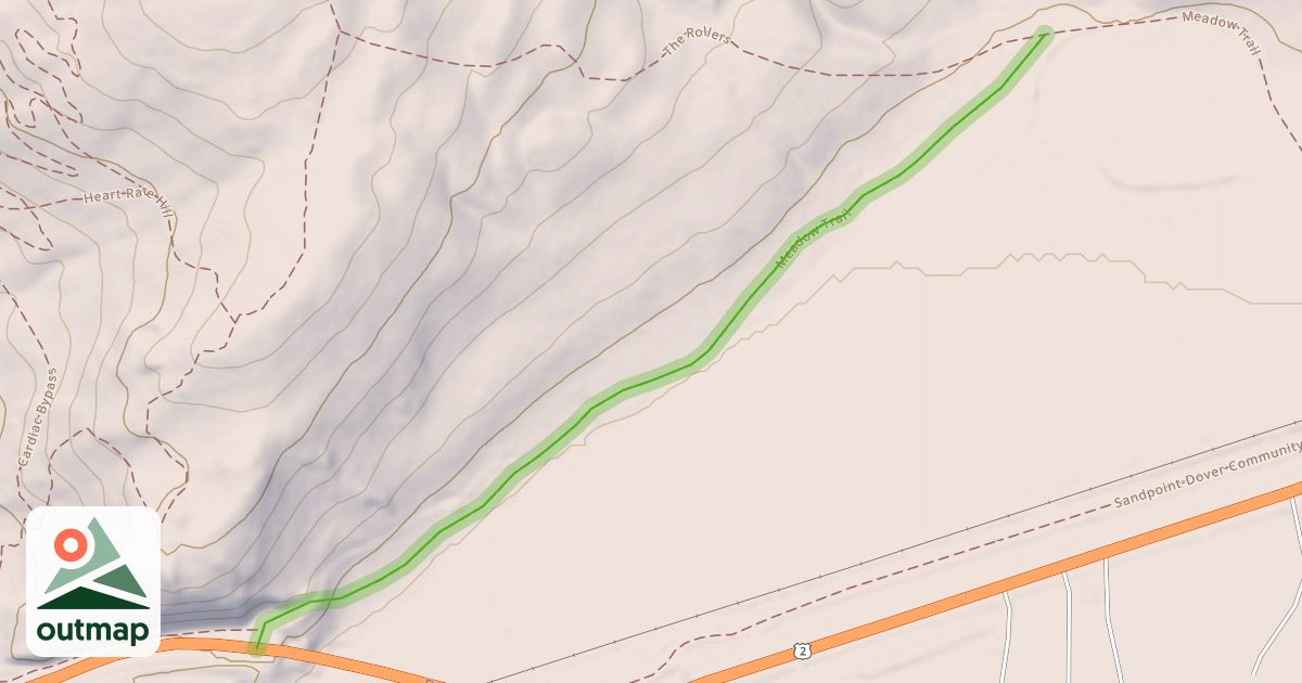 Map of Meadow Trail