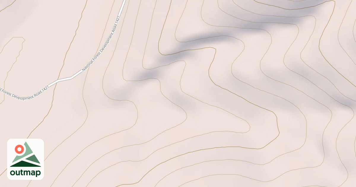 Map of STRYCHNINE RIDGE