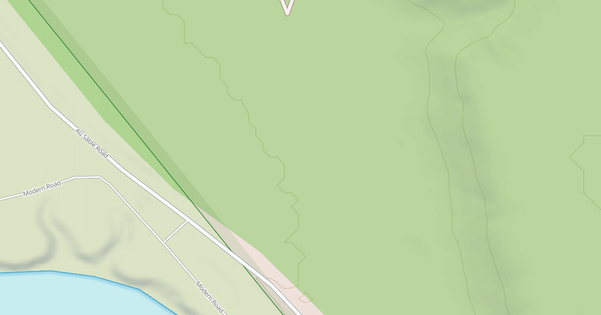 Map preview of Alcona Pond Spur