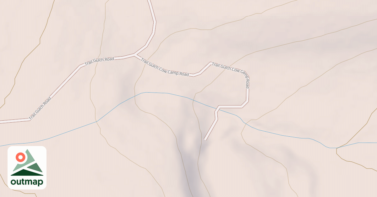 Map of TRAIL GULCH COW CAMP