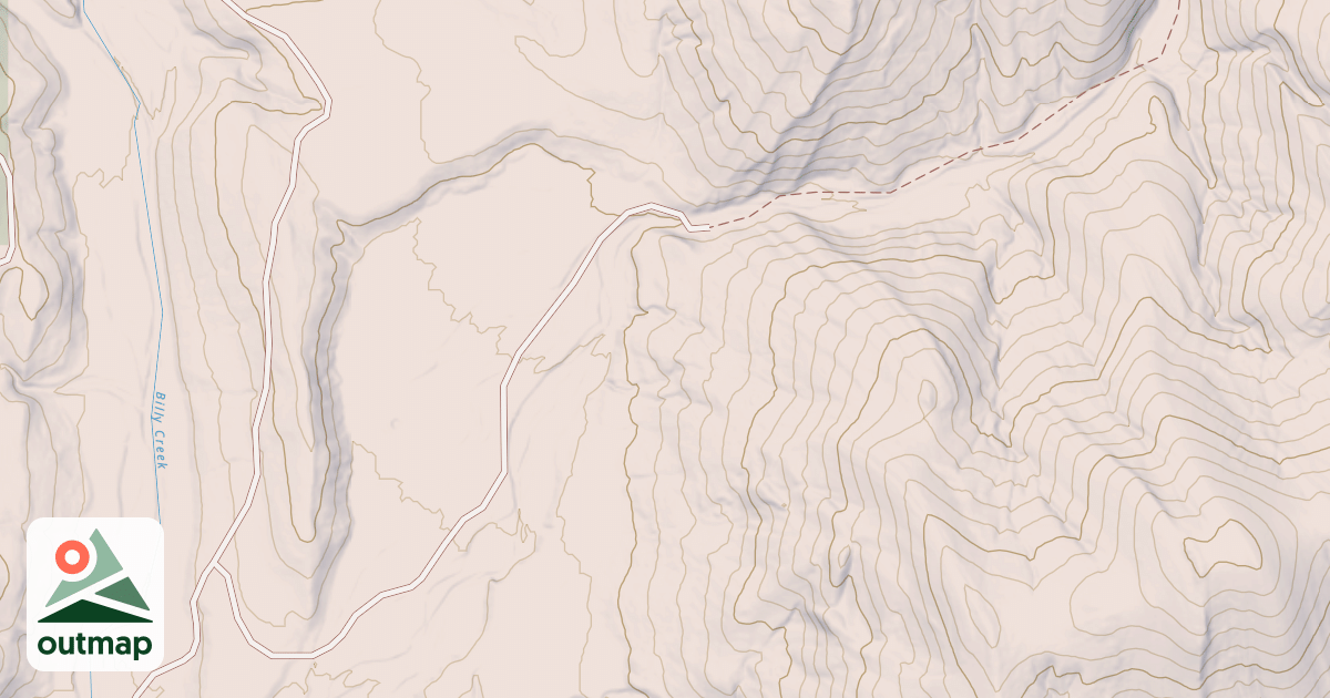 Map of NORTH BILLY