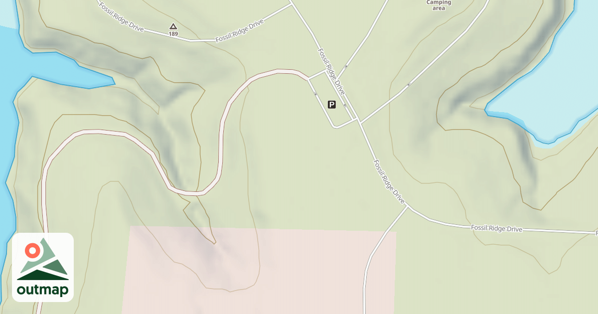 Map of Pee Wee Practice Area