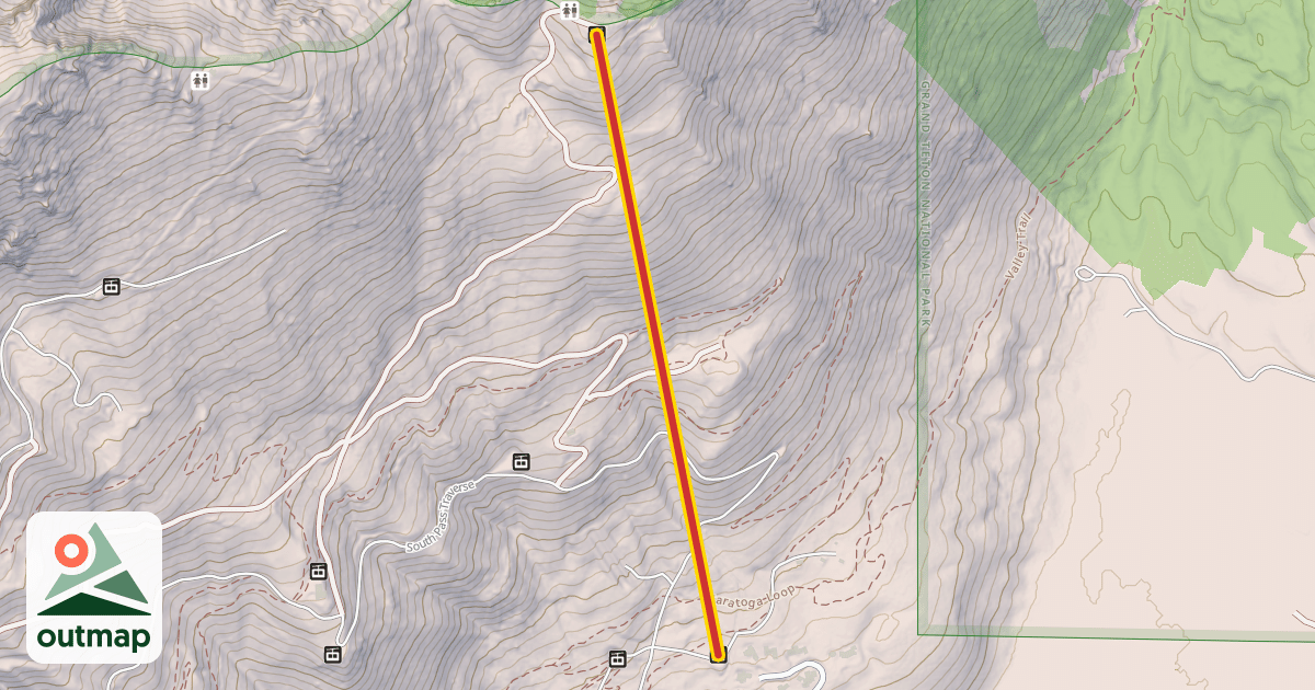Map of Apres Vous High Speed Quad