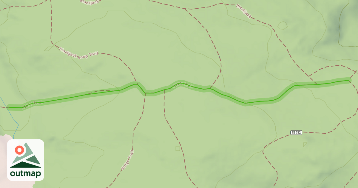 Map of Alder Trail