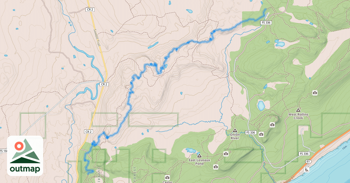 Map of Jackpot Trail