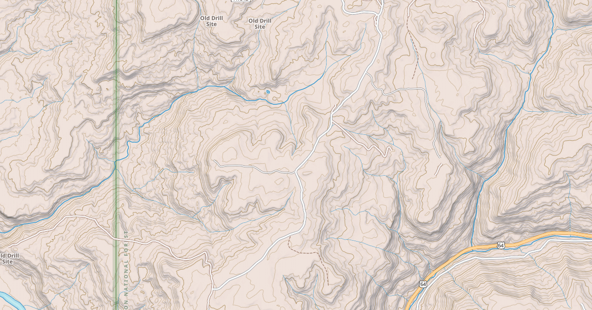 Map preview of DRY POINT ROAD