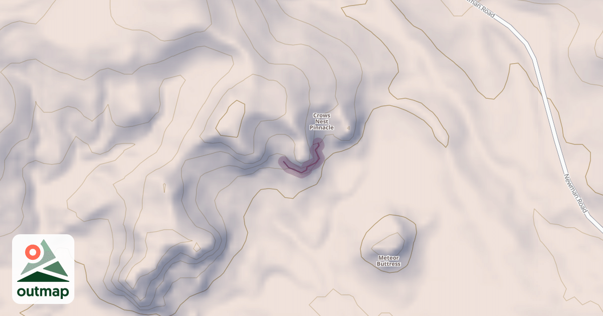 Map of Chunderosa Buttress