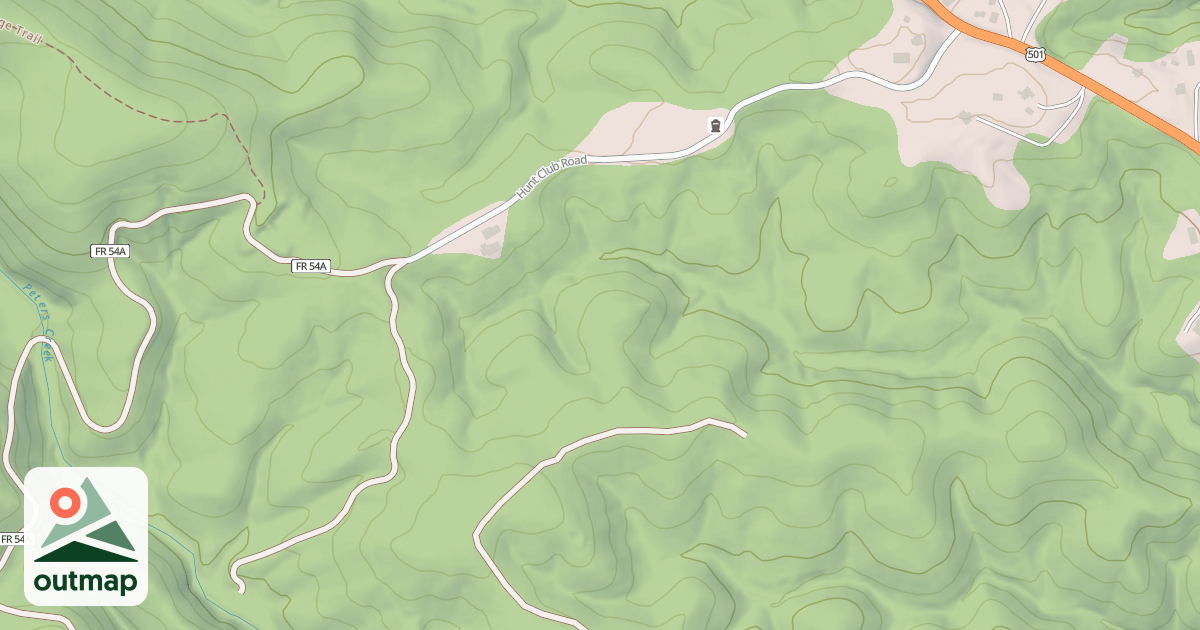 Map of PETERS CREEK