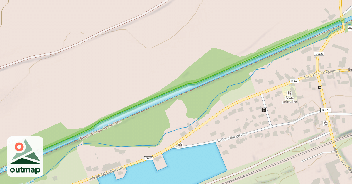 Map of Single Berge du Noirieu