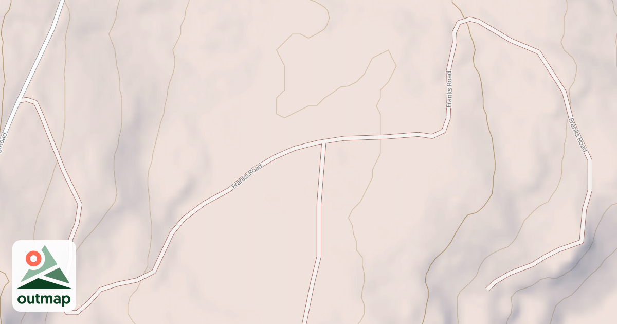 Map of FRANKS ROAD