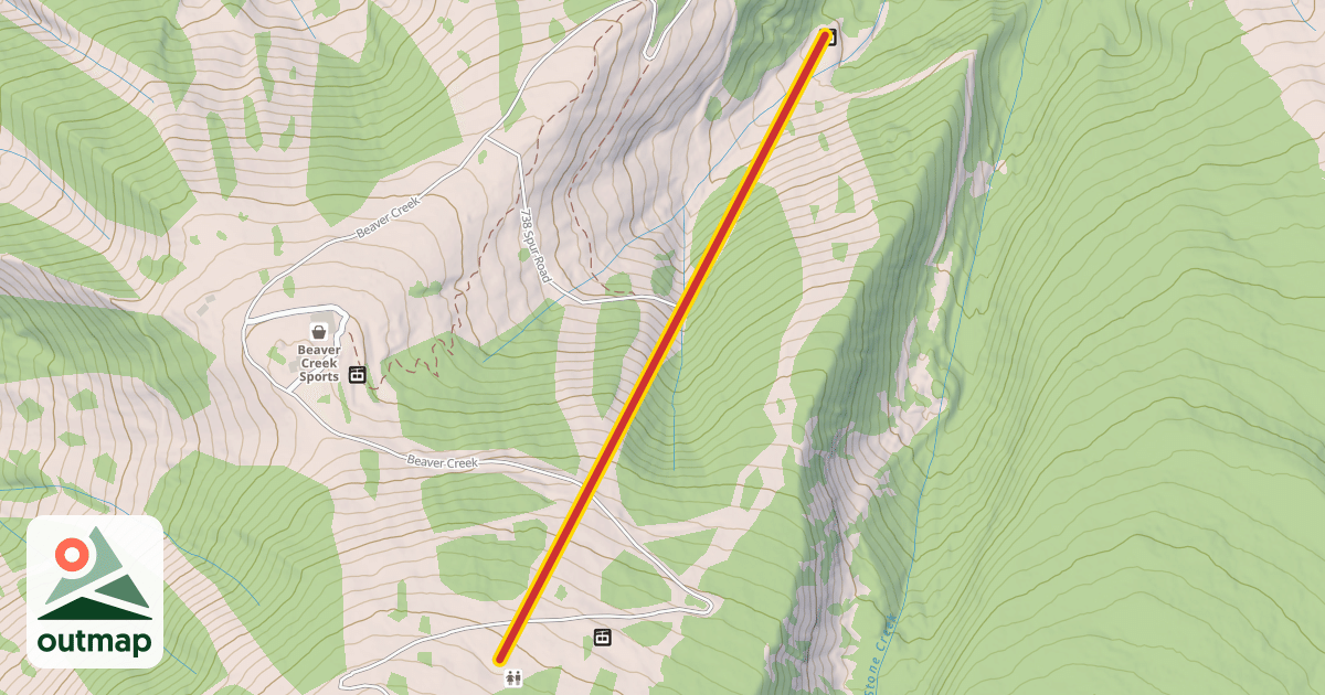 Map of Rose Bowl Express Lift