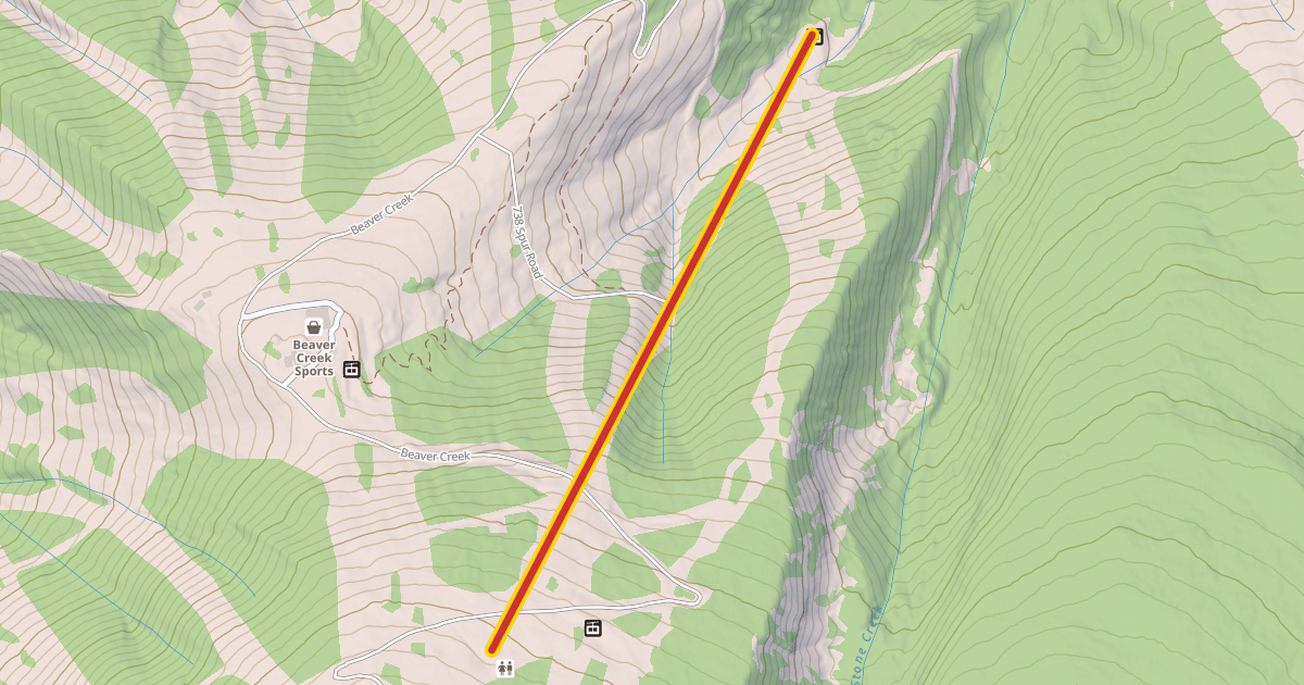 Map preview of Rose Bowl Express Lift
