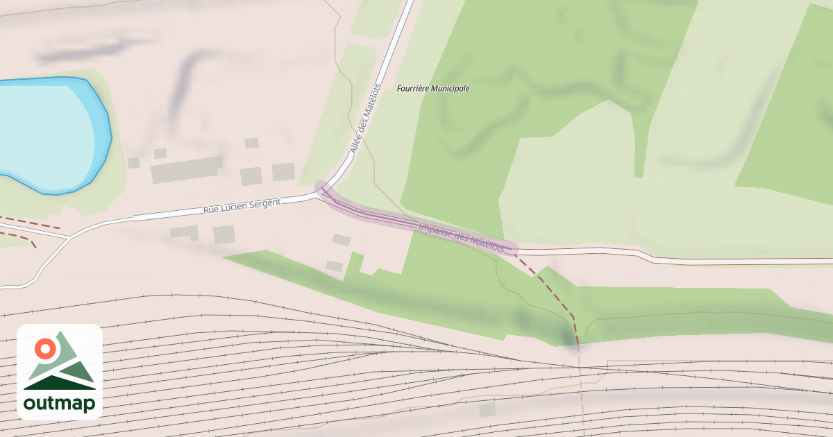 Map of Impasse des Matelots