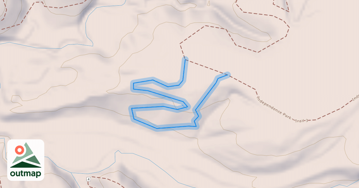 Map of Independence Park - Trail 3a