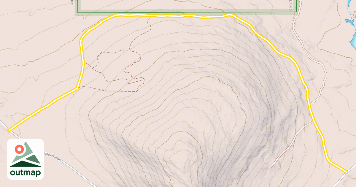 Map of Trout Mountain Road