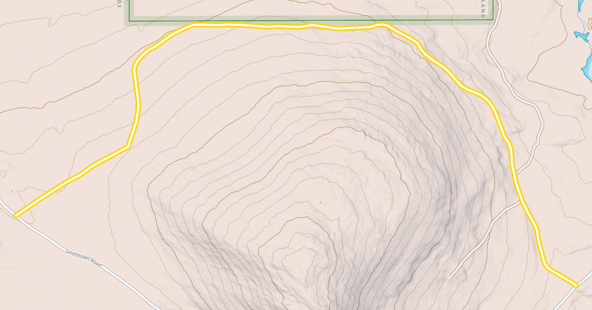 Map preview of Trout Mountain Road