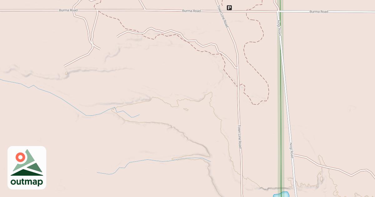 Map of Brevort-trout Lake Motorcycle Trail