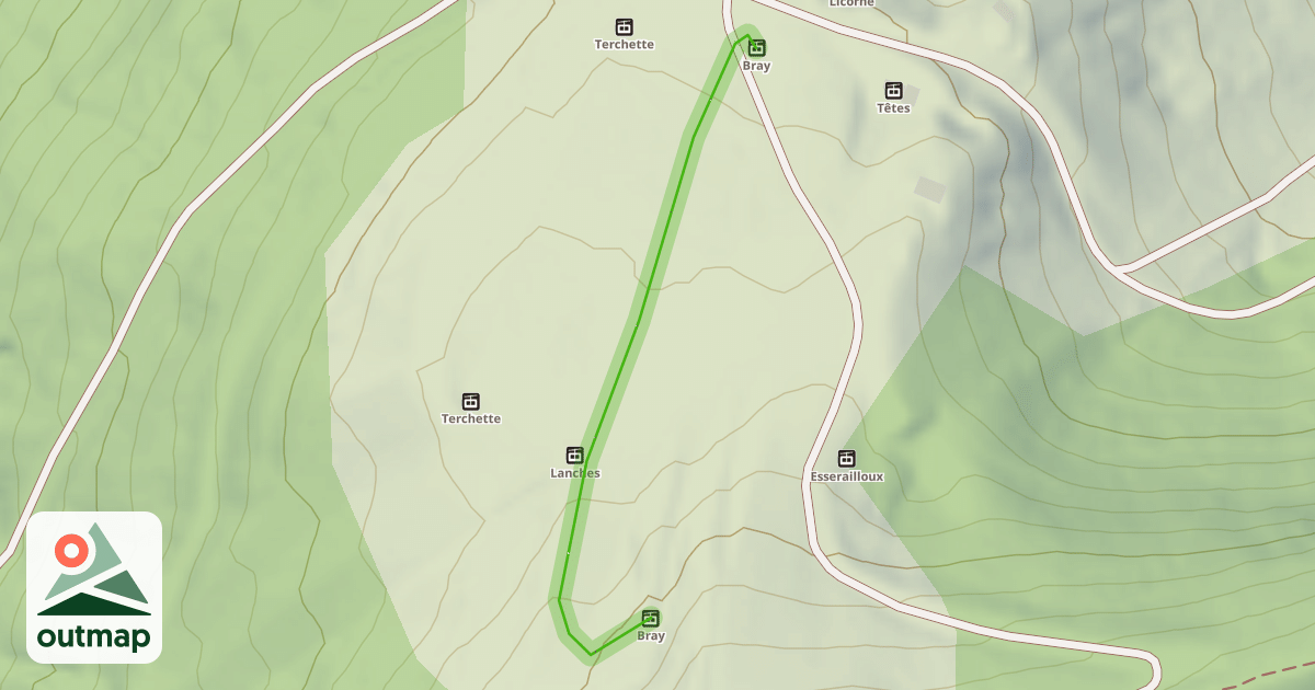Map of La Bray