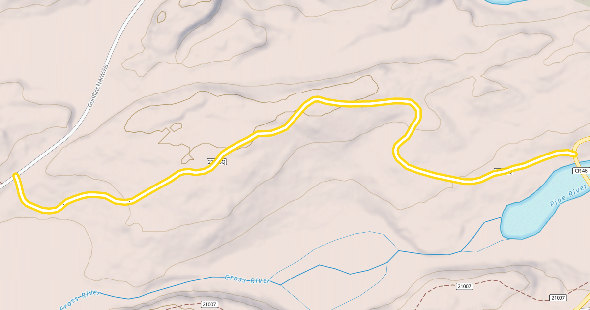 Map preview of Gunflint Cut Across