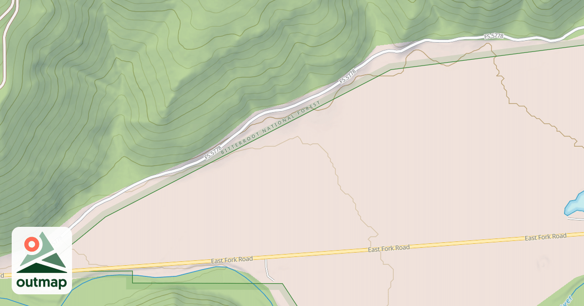 Map of (FDR) PAINT CREEK
